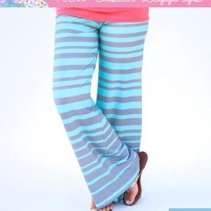 BNWOT Striped Flowy Palazzo Pants, Med